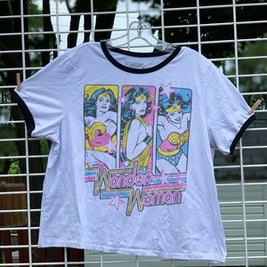Wonder Woman cropped tee 2X